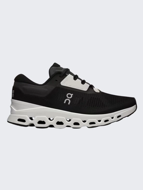 Run Away Shoes On Cloudstratus 3 Women Running Shoes Black/Frost