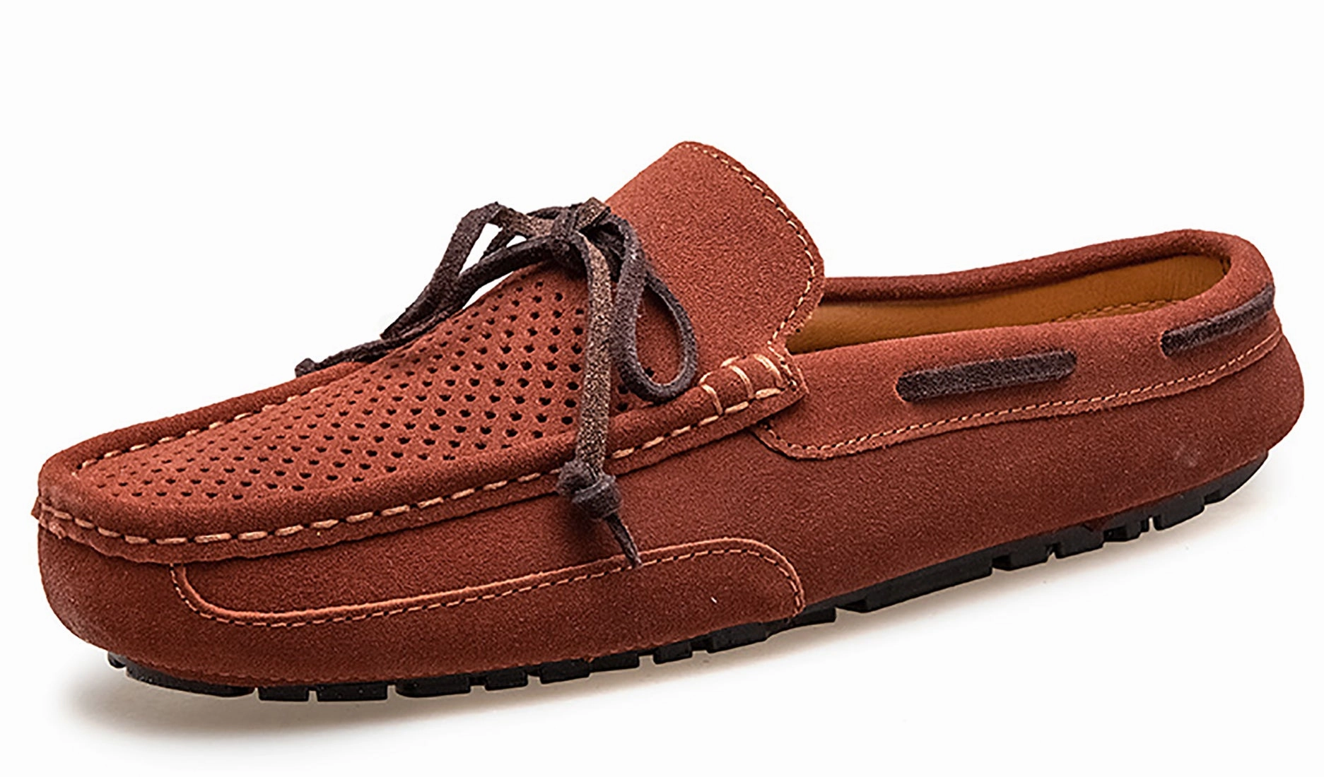 Clogs Pins Men's Lacing Perforated Driving Clogs