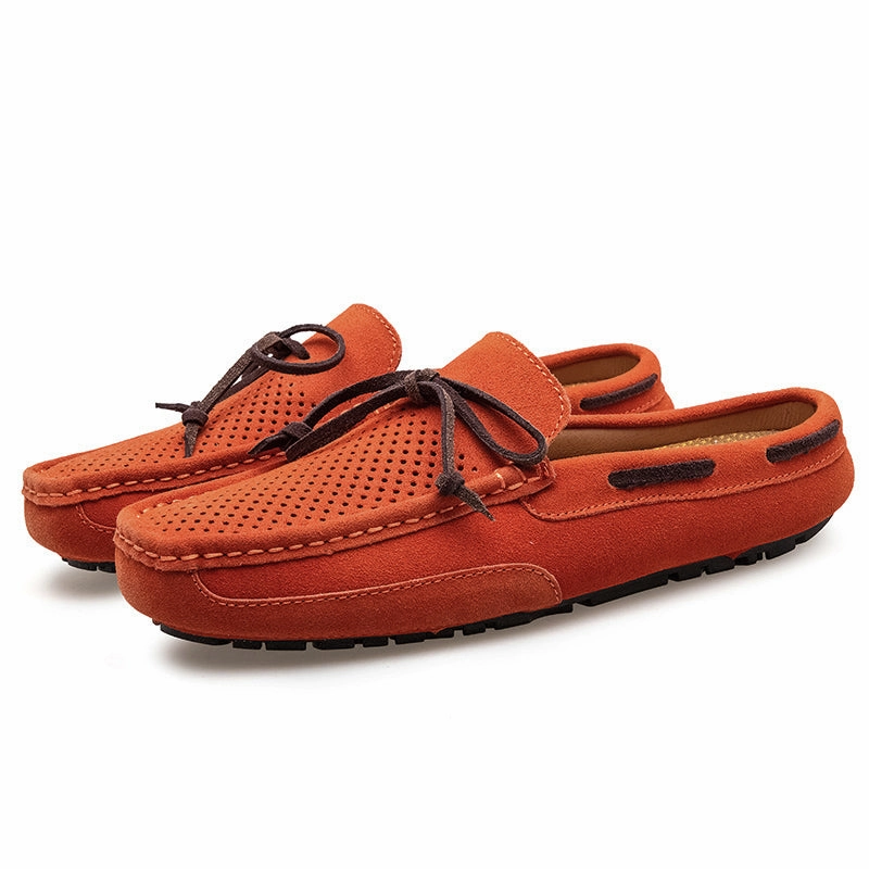 Men's Lacing Perforated Driving Clogs Caverley Mara Clogs