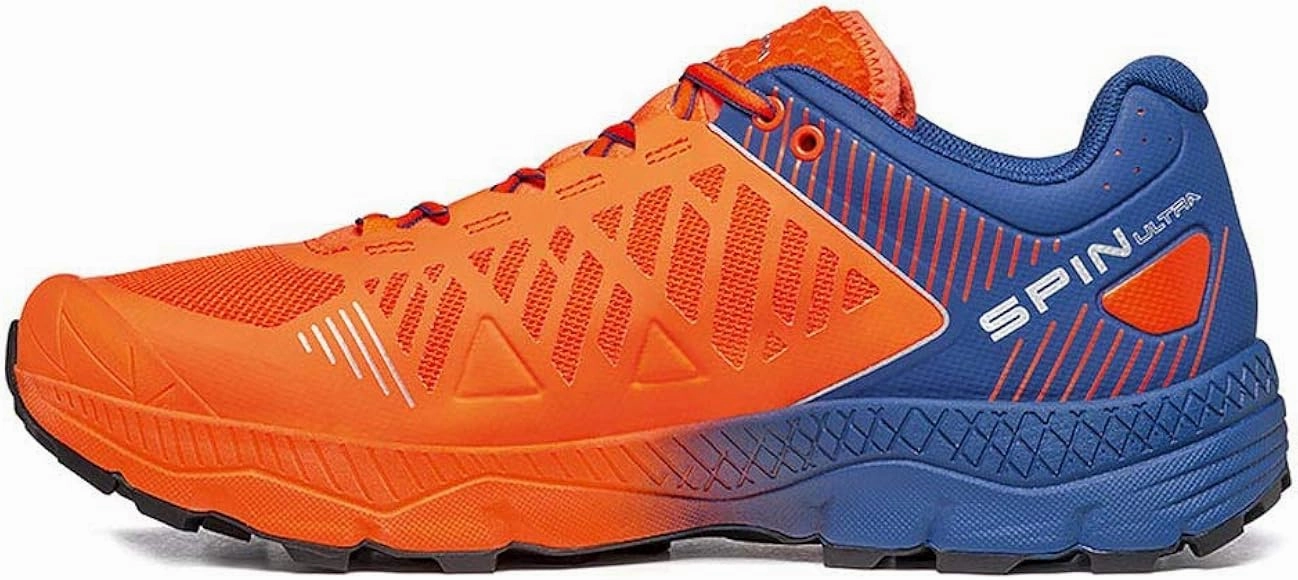 Scarpa Spin Ultra Orange Fluo Trail running shoes - Men Trail Running Shoes Rated