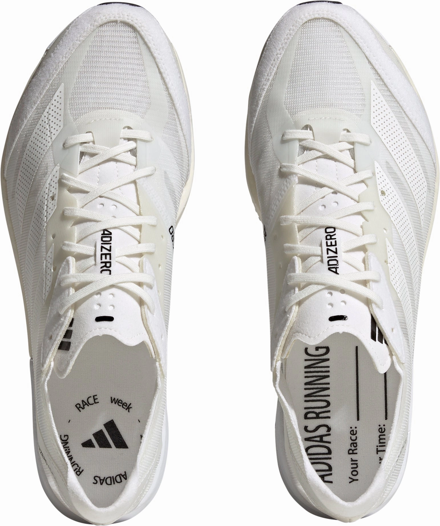 adidas Adizero Adios 7 Mens Running Shoes - White Adidas X Football Shoes