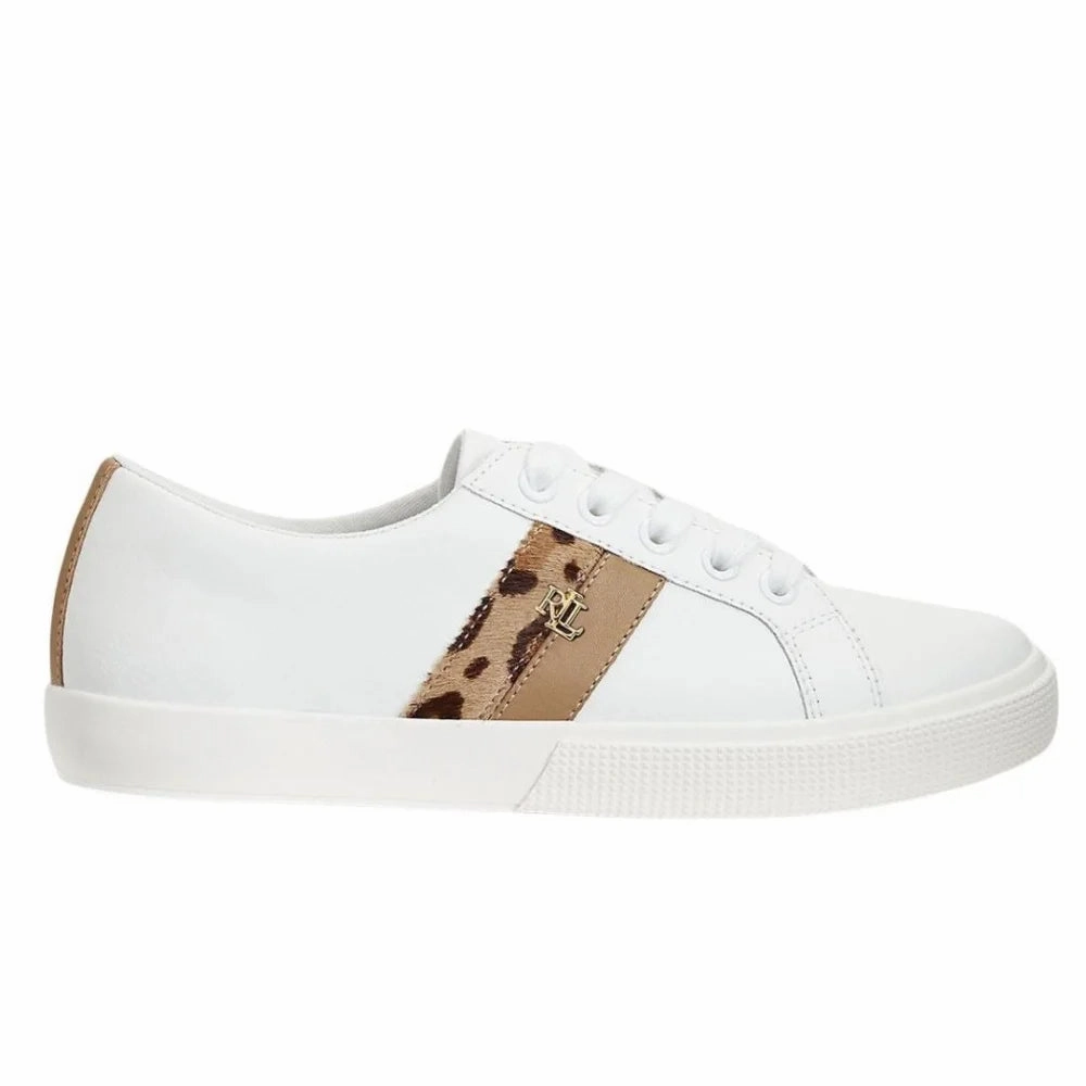 Ralph Lauren Janson II Leather Women - WHTBEG Clemson Sneakers