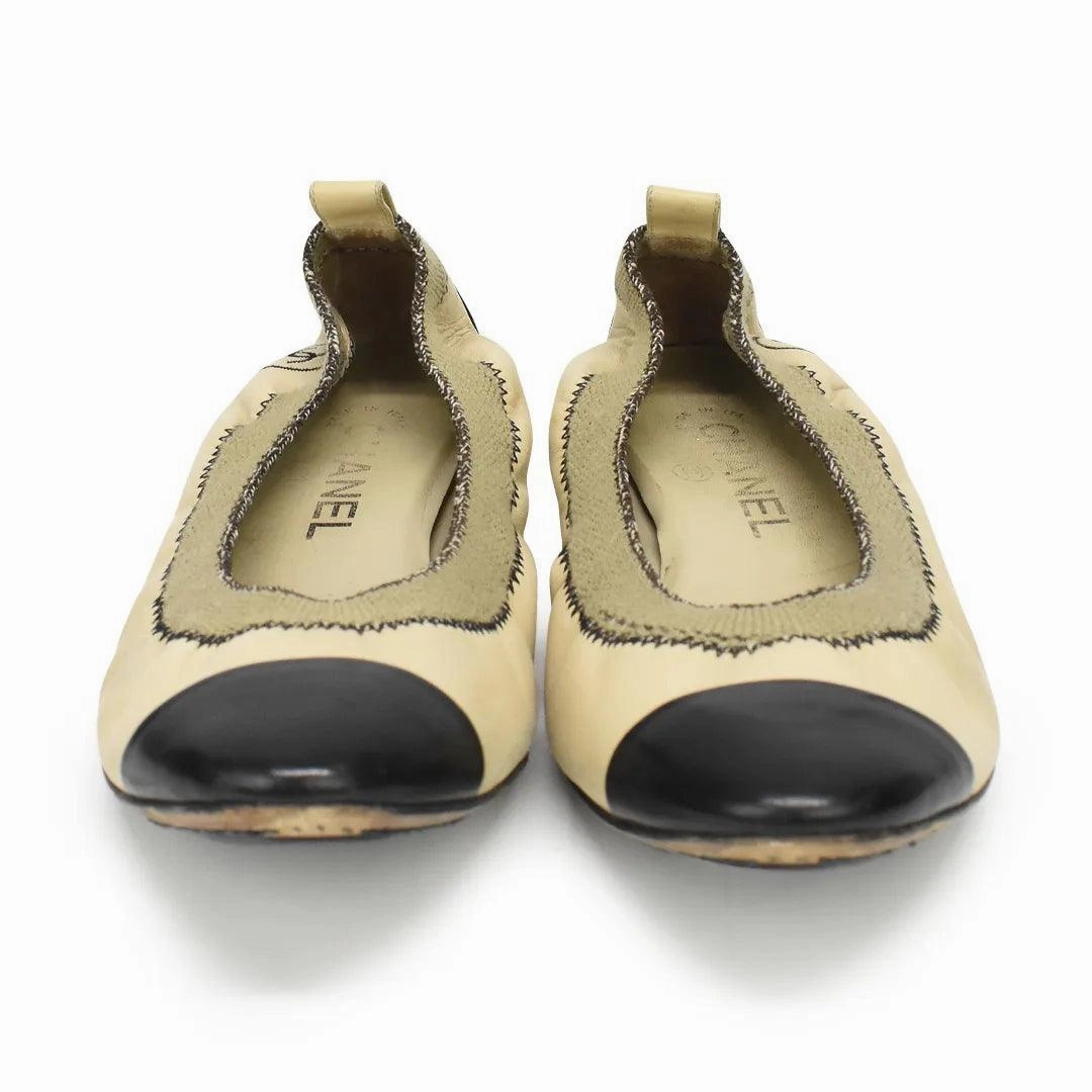 Chanel Elastic Flats - Women's 37 Hot Flat Shoes