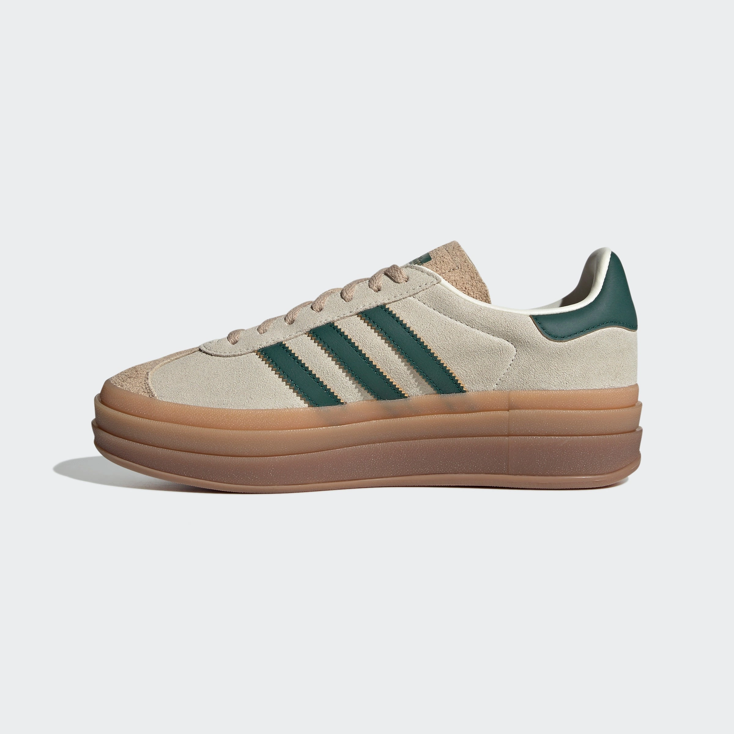 Adidas Spinning Shoes Women's adidas Originals Gazelle Bold Shoes Cream White Green
