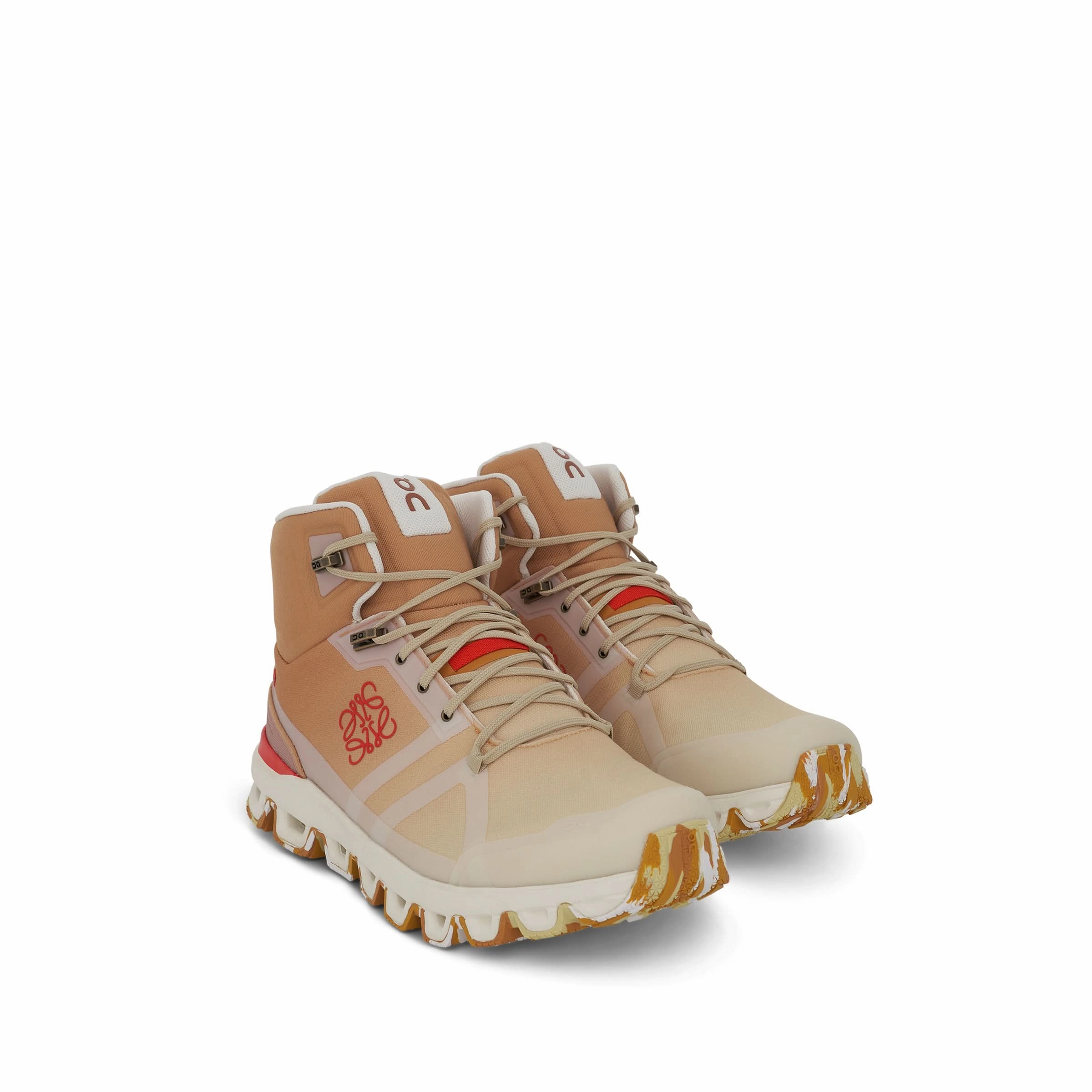 Spray Paint Sneakers Loewe x ON Cloudrock High Sneaker in Gradient Orange