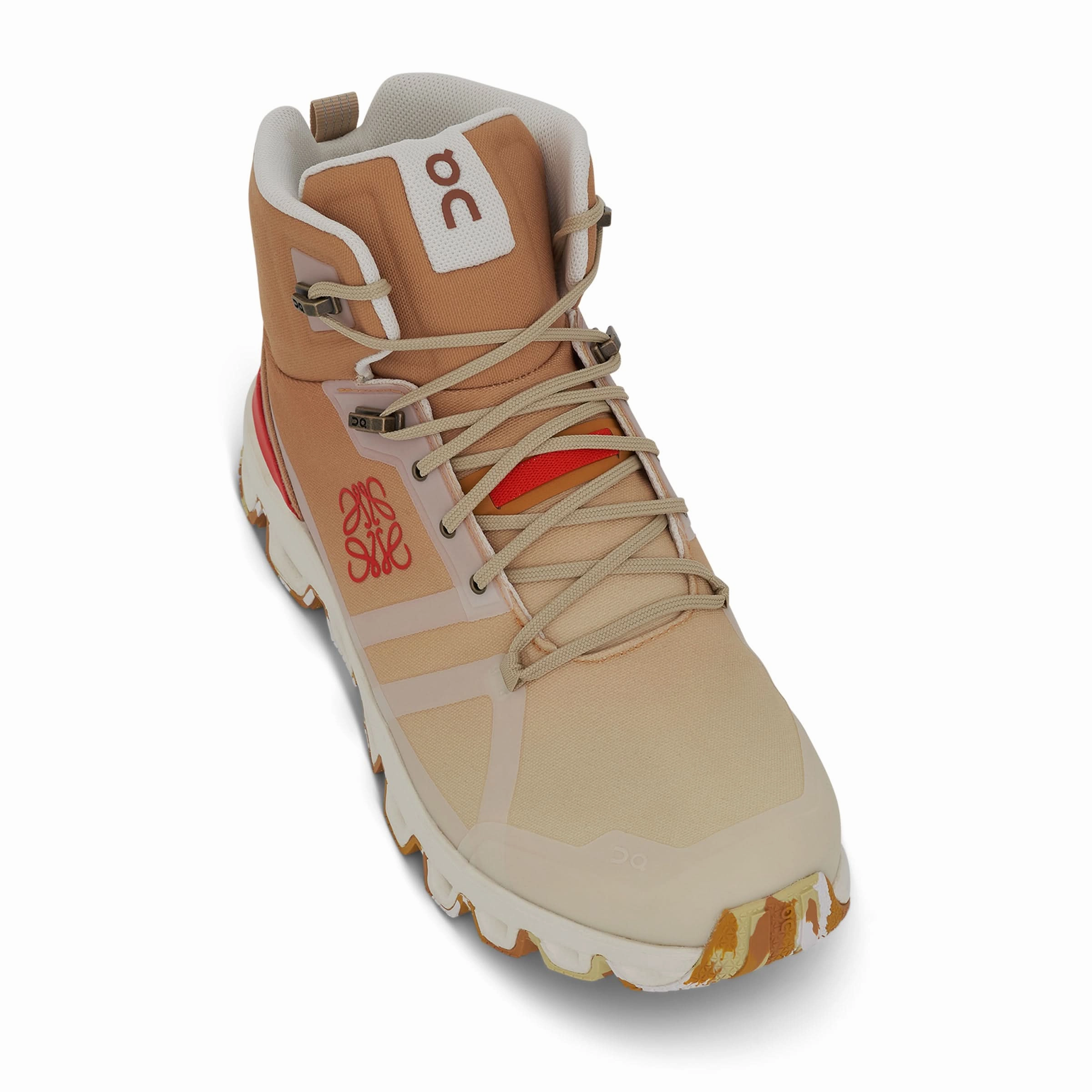 Loewe x ON Cloudrock High Sneaker in Gradient Orange Sparkly Wedding Sneakers