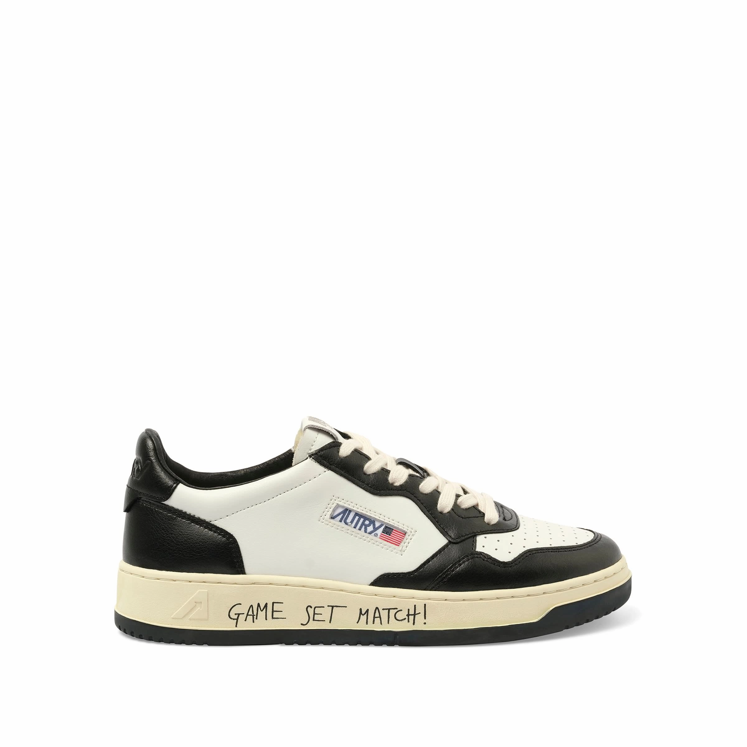 Sneakers For Gym Medalist Low Game Set Bicolour Sneakers in White/Black