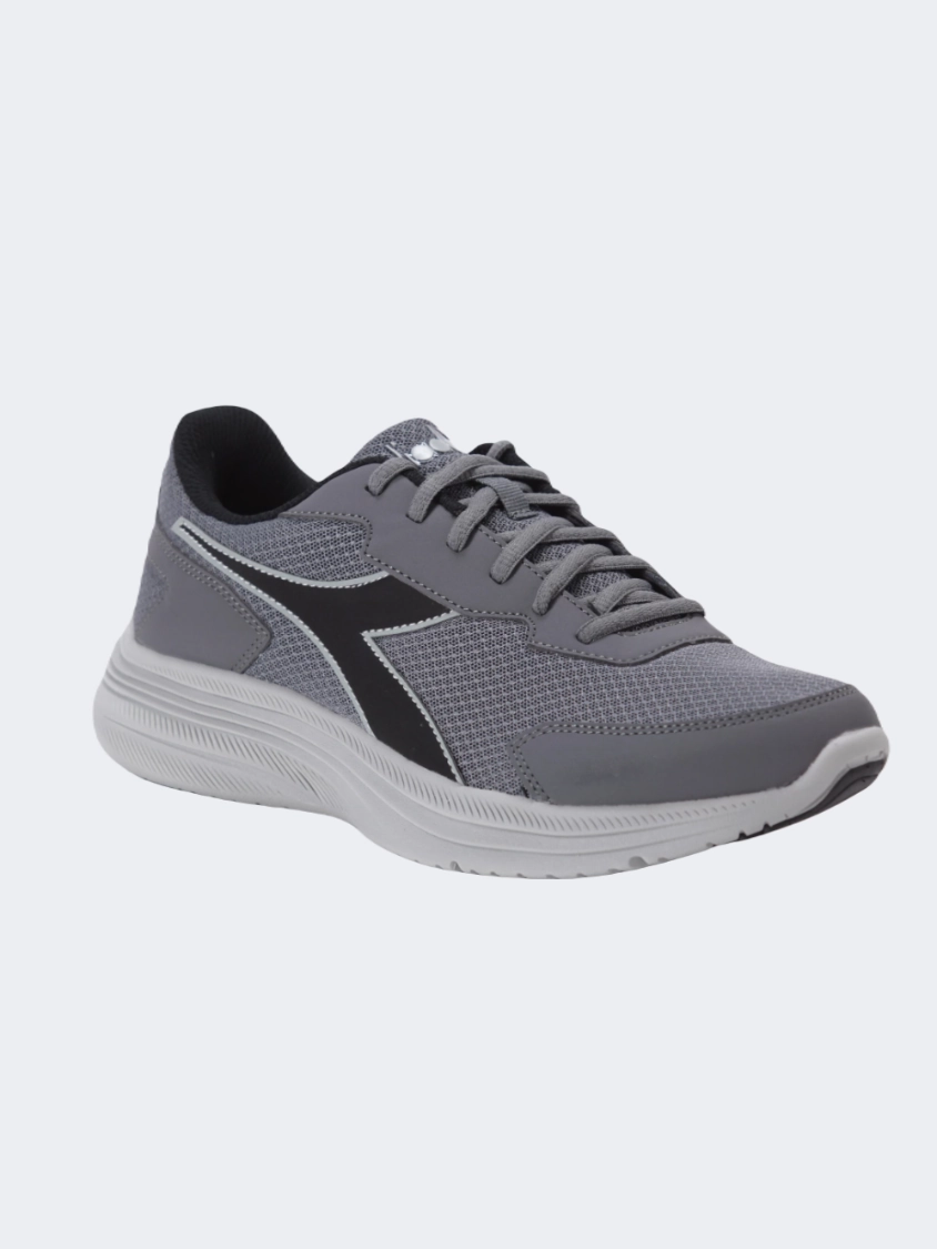 Diadora Eagle 7 Men Running Shoes Steel Grey/Silver 360 Running Shoes
