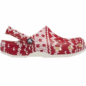 Classic Holiday Sweater Steel Toed Clogs