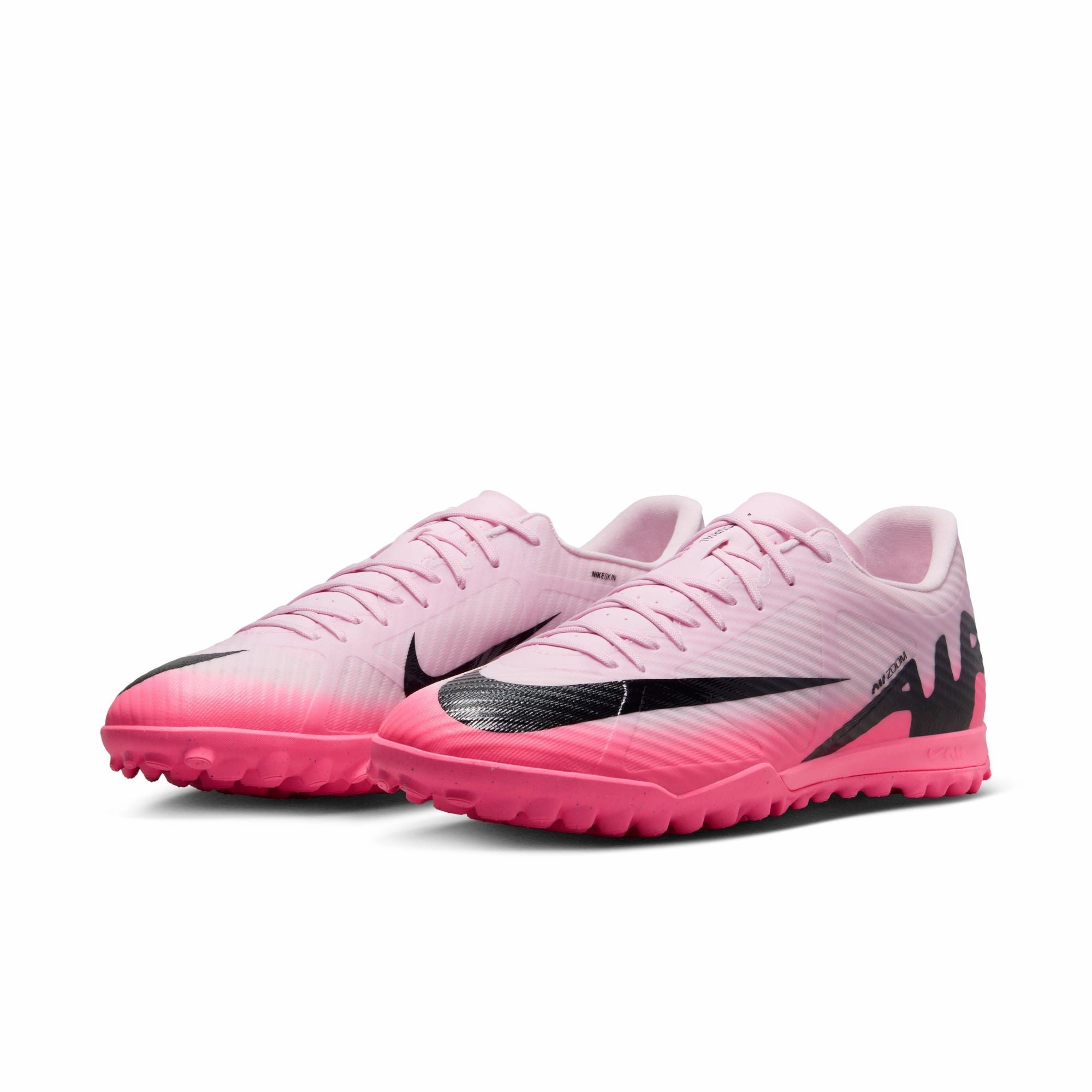 Nike Zoom Mercurial Vapor 15 Academy TF Turf Soccer Shoes -Pink Foam/Black Asics Running Shoes Duomax