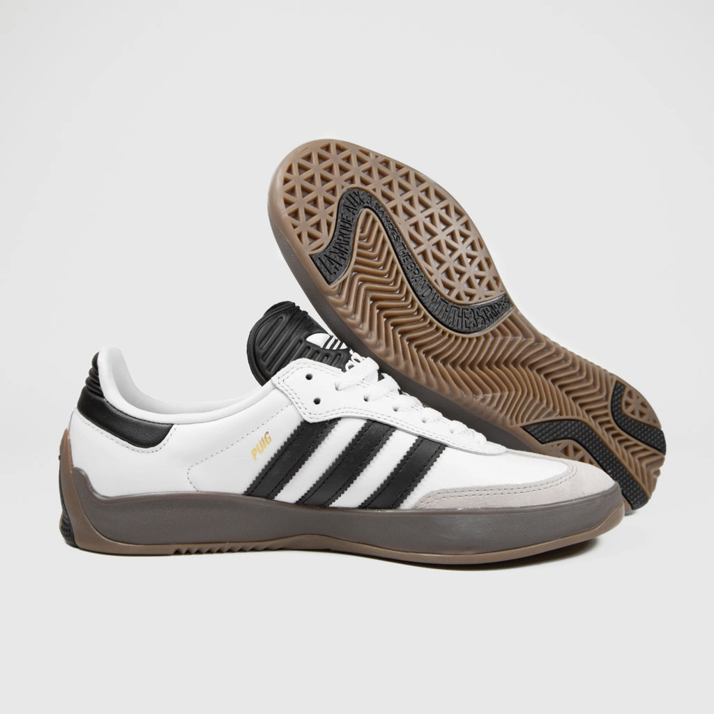 Adidas Skateboarding - Puig Samba Shoes - Footwear White / Core Black / Gum 5 Adidas Predator League Turf Soccer Shoes