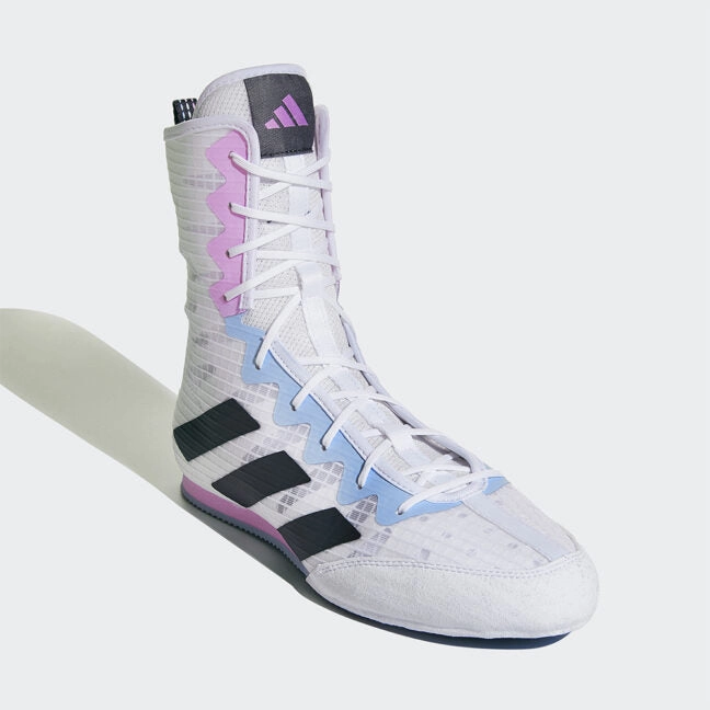 Adidas Hiking Shoes Terrex Adidas Box Hog 4 Boxing Shoes Boots - White Grey Lilac