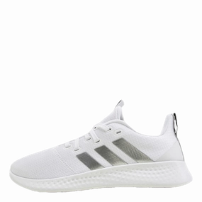 Best Wide Sneakers Puremotion Shoes Cloud White / Silver Metallic / Grey Two