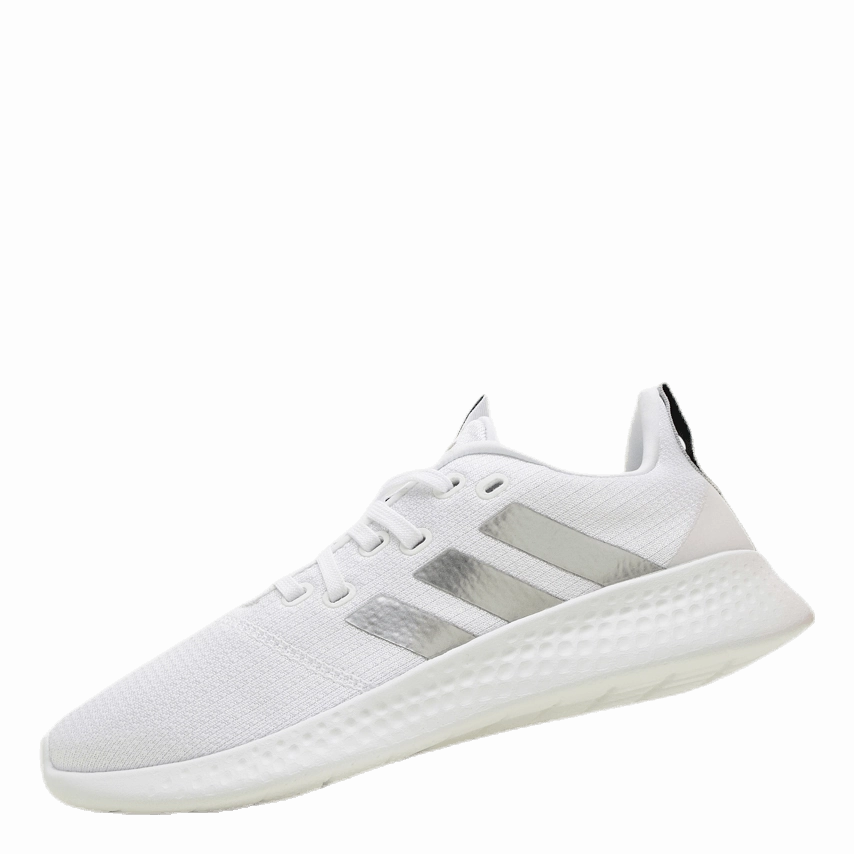 Puremotion Shoes Cloud White / Silver Metallic / Grey Two Sneakers With Tights