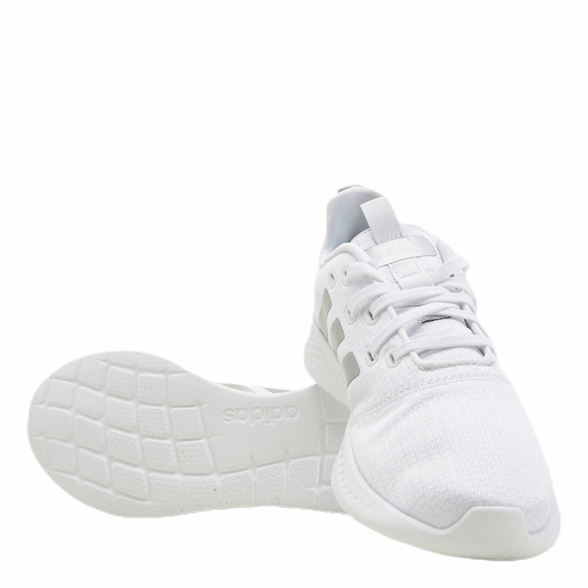 Puremotion Shoes Cloud White / Silver Metallic / Grey Two Sneakers Shoes Heels