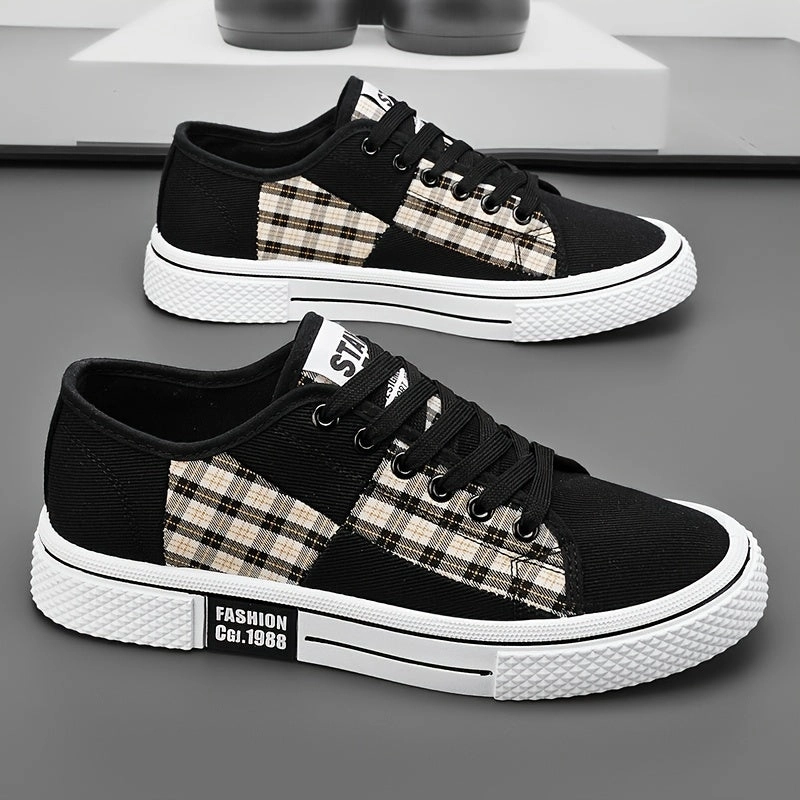 Men's Vintage Skateboard Shoes | Green Red Or Black Cowboy Casual Shoes