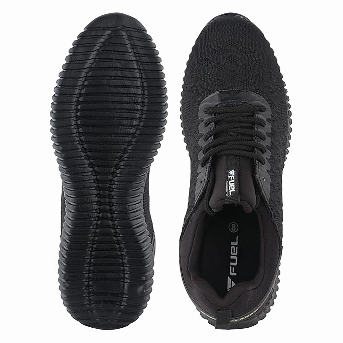 Vogue Clogs Fuel Sensor Sport Shoes For Men (Black)
