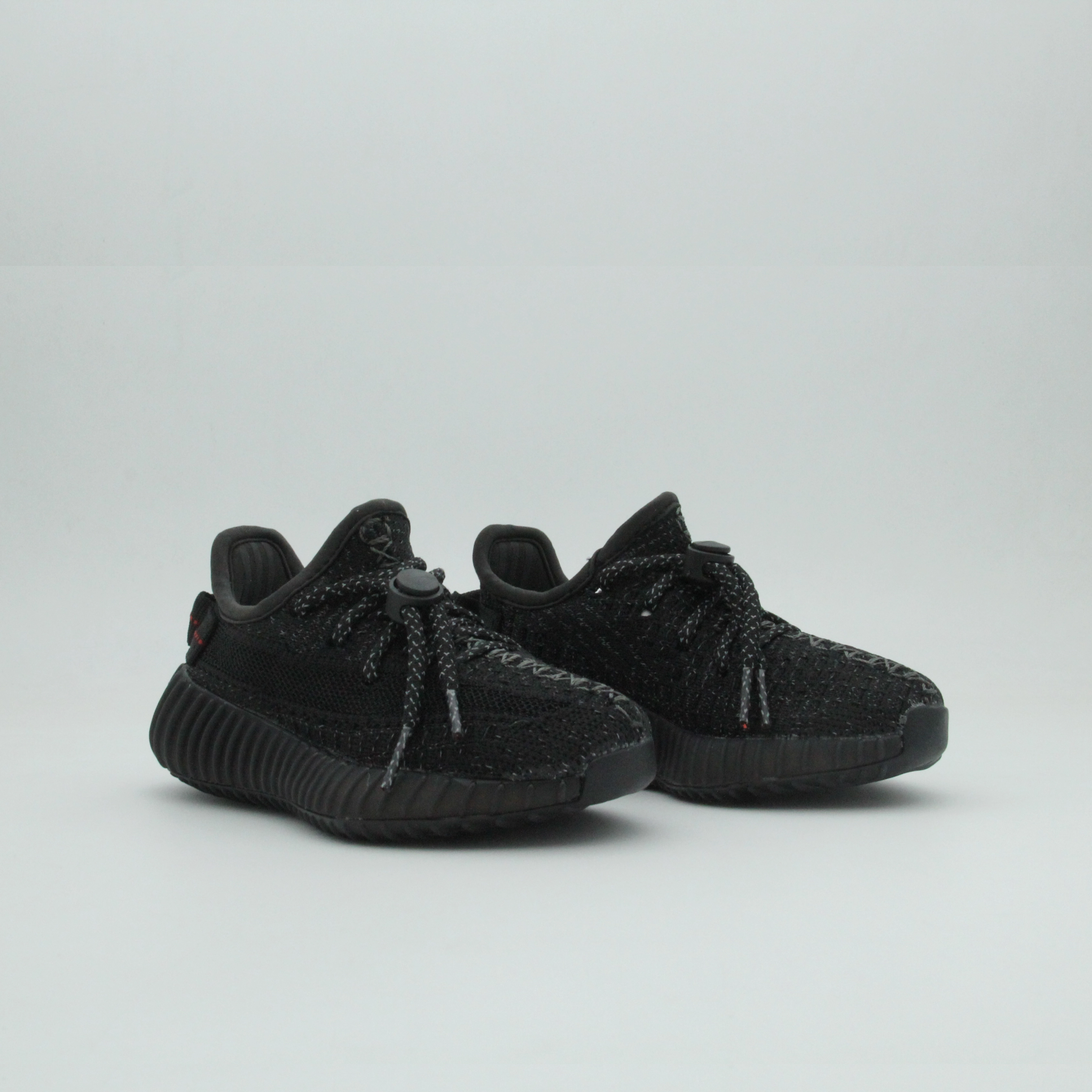 Kids Yeezy Boost 350 V2 (Black) Turf Adidas Shoes
