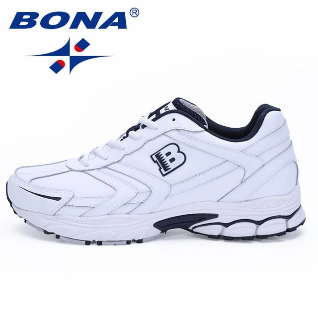 Running Shoes Dna BONA New Arrival Classics Style Men Running Shoes Lace Up Sport Shoes Men Outdoor Jogging Walking Athletic Shoes Male For Retail