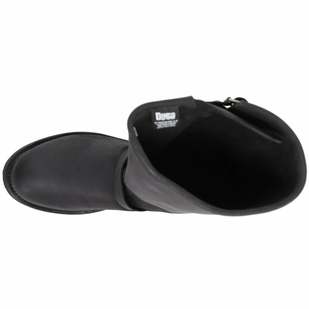 Rob Round Toe Motorcycle Boots Steel Cap Boots