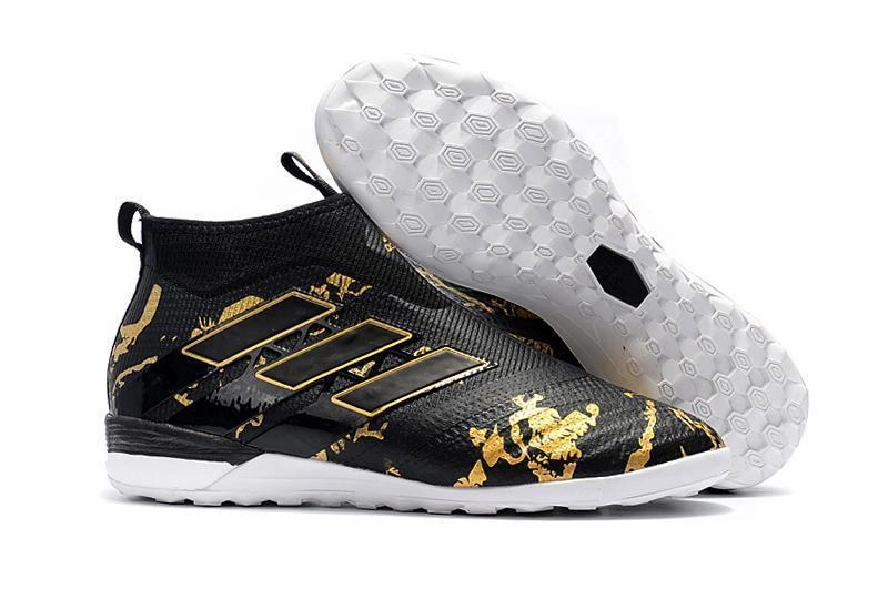 Adidas ACE Tango 17  Purecontrol IC ACE17033 Core Black/Matte Gold Zebra Shoes Adidas