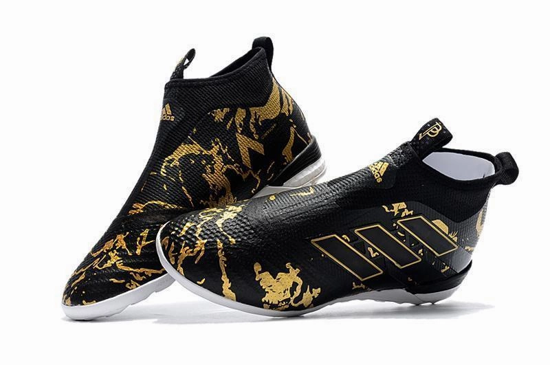 Adidas ACE Tango 17  Purecontrol IC ACE17033 Core Black/Matte Gold Adidas Basketball High Top Shoes