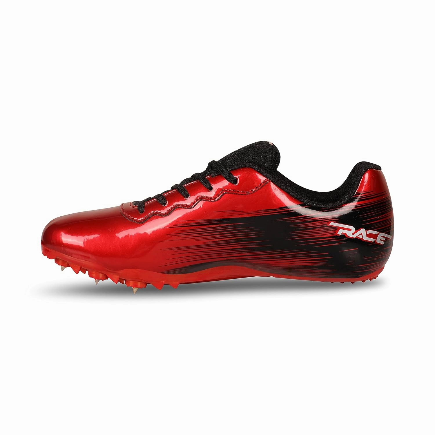 Race Running Spikes Running Shoes For Men (Red) Best Running Shoe Brand