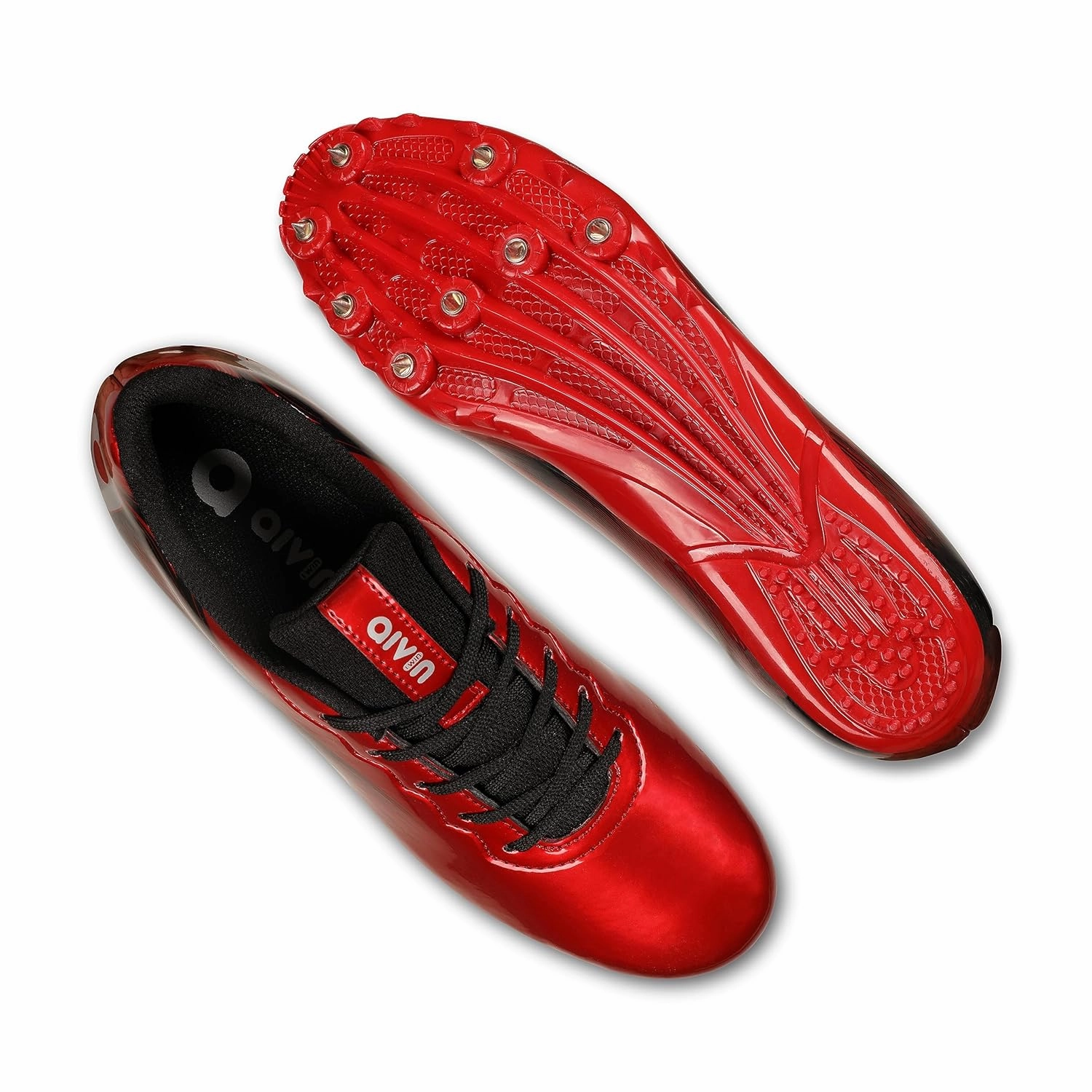 On Running Hiking Shoes Race Running Spikes Running Shoes For Men (Red)