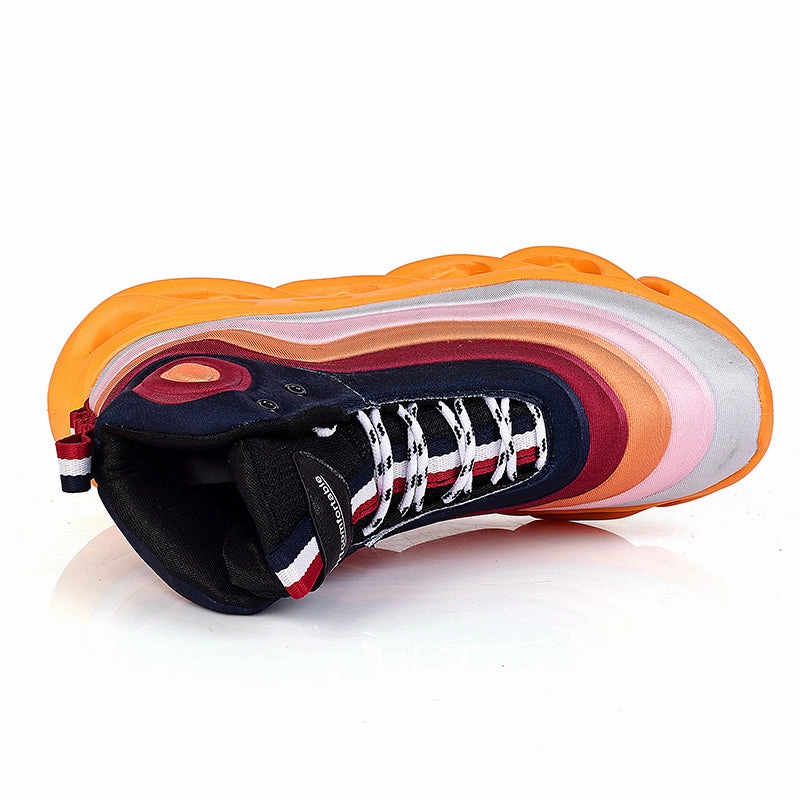 Zebra Sneakers Rainbow gradient shoes for men - GlamzLife