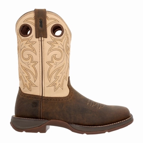 Pirarucu Fish Boots Rebel by Durango Saddle Up Square Toe Western Boots
