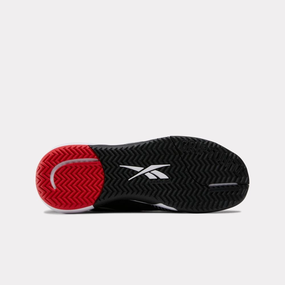 Reebok Footwear Women Nano Court Training Shoes BLACK/WHITE/VECTOR RED Lalo Training Shoes