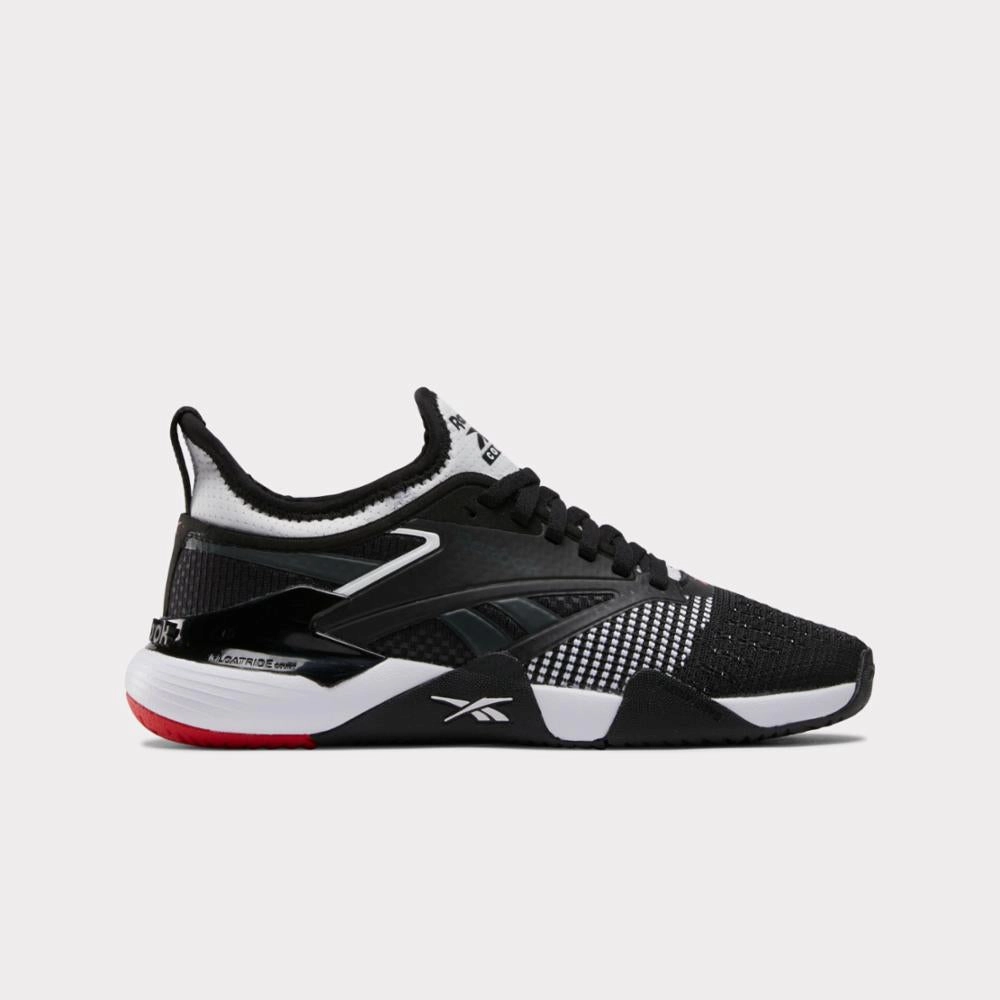 Best Cross Training Shoes For Lifting Reebok Footwear Women Nano Court Training Shoes BLACK/WHITE/VECTOR RED