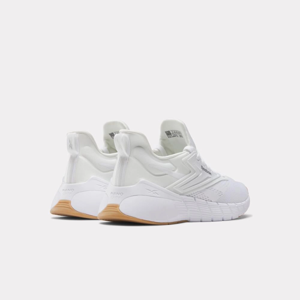 Reebok Footwear Women Nano Gym Shoes WHITE/BARELY GREY/RUBBER GUM01 Best Walking Training Shoes