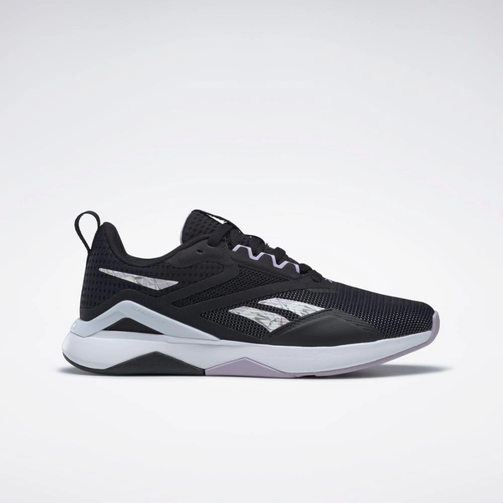 Vasque Cross Training Shoes Reebok Footwear Women NANOFLEX TR 2.0 CBLACK/FTWWHT/PUROAS