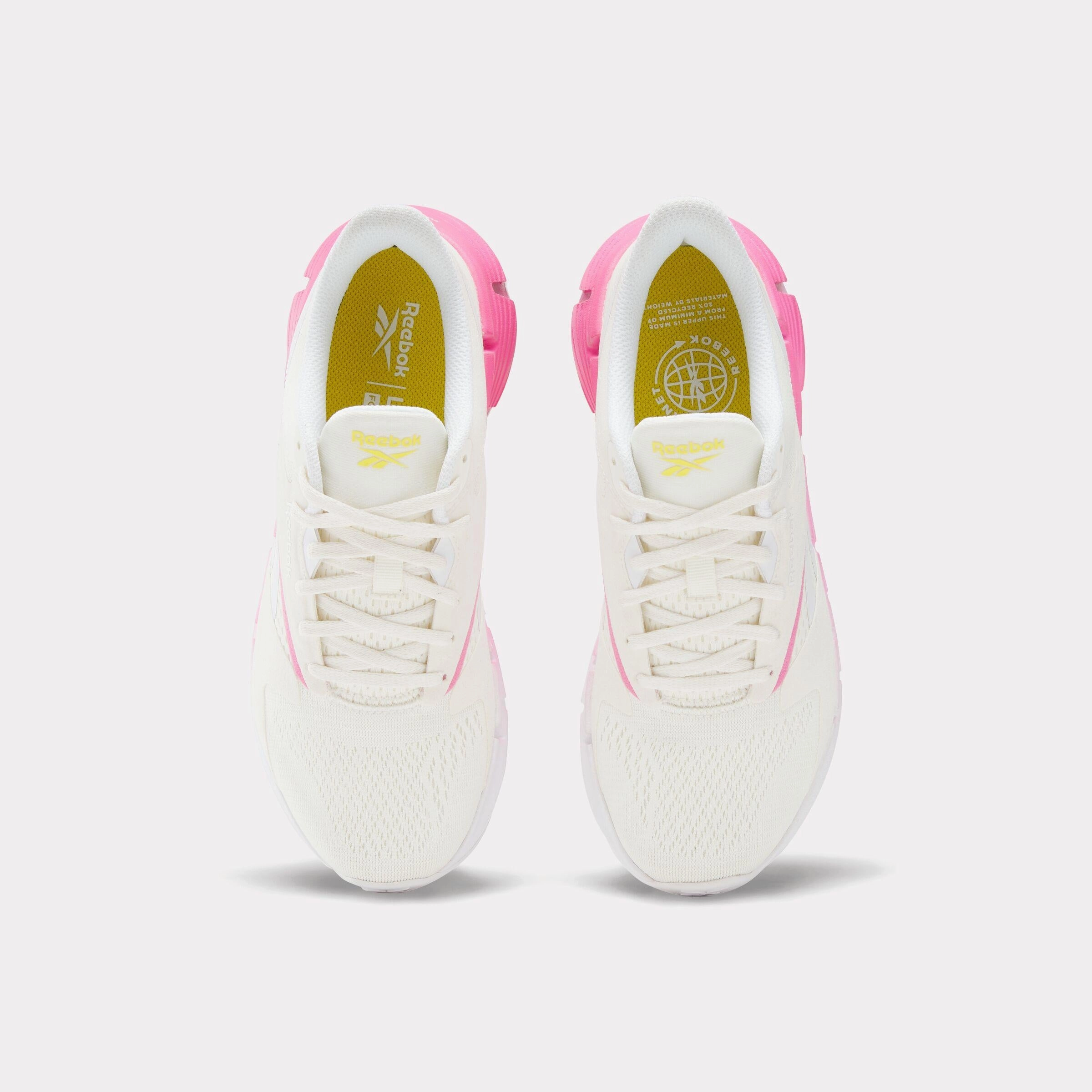 Reebok Footwear Women Zig Dynamica 5 Shoes VINTGCHALK/WHITE/TRUPINK Free Training Shoes