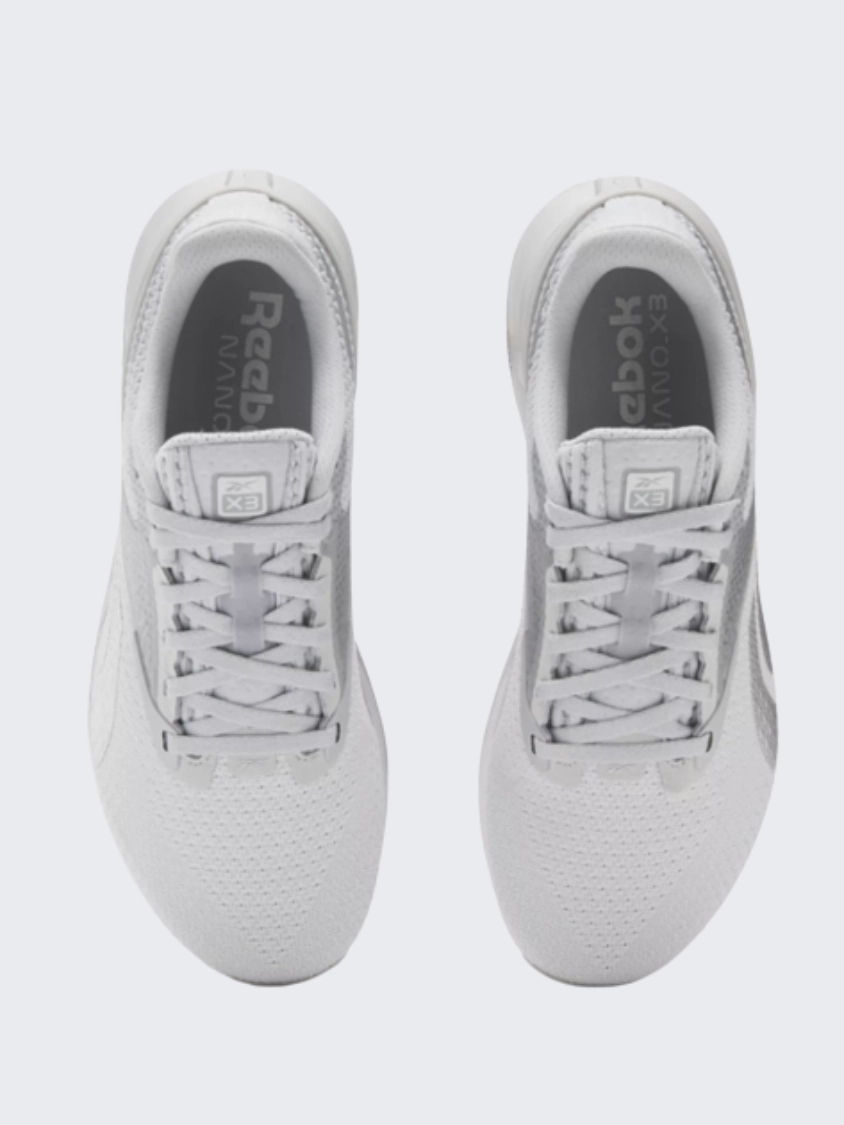 Reebok Nano X3 Women Training Shoes Grey/Silver Nanoflex Tr 2.0 Training Shoes