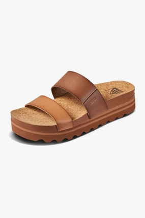 Reef Shoes Cushion Vista High Sandals for Women in Espresso Duo | CJ36062 Jeweled Sandals