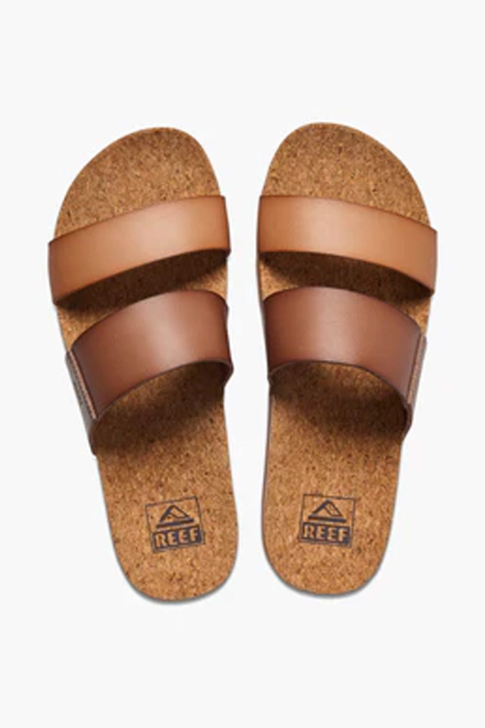 Sandals Slip On Reef Shoes Cushion Vista High Sandals for Women in Espresso Duo | CJ36062