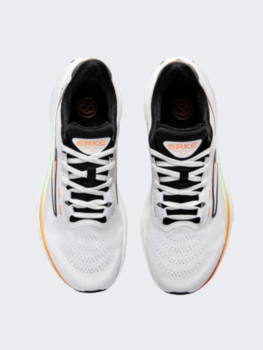Running Shoes Website Erke Stability Men Running Shoes Light White/Black
