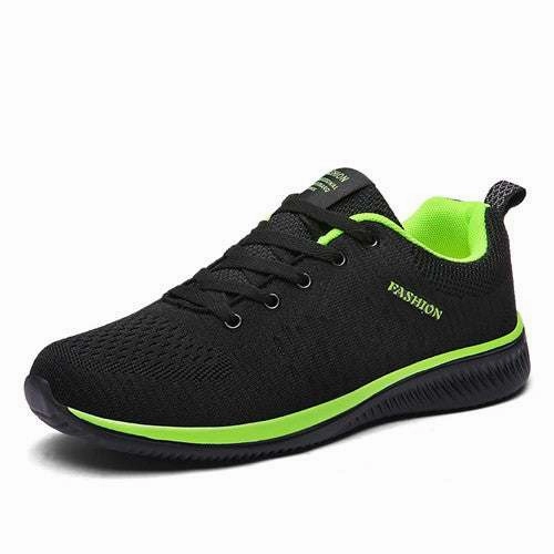 Men Lightweight Shoes New Mesh Men Casual Shoes Lac-up Men Shoes Lightweight Comfortable Breathable Walking Black Business Casual Shoes