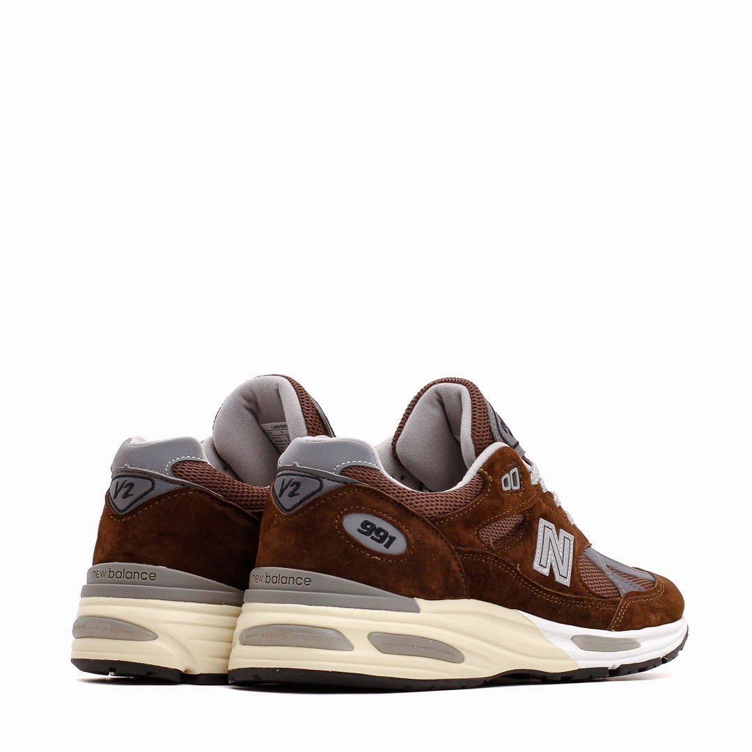 New Balance 990 Dtlr New Balance Unisex Made in UK 991v2 Pinecone U991BR2