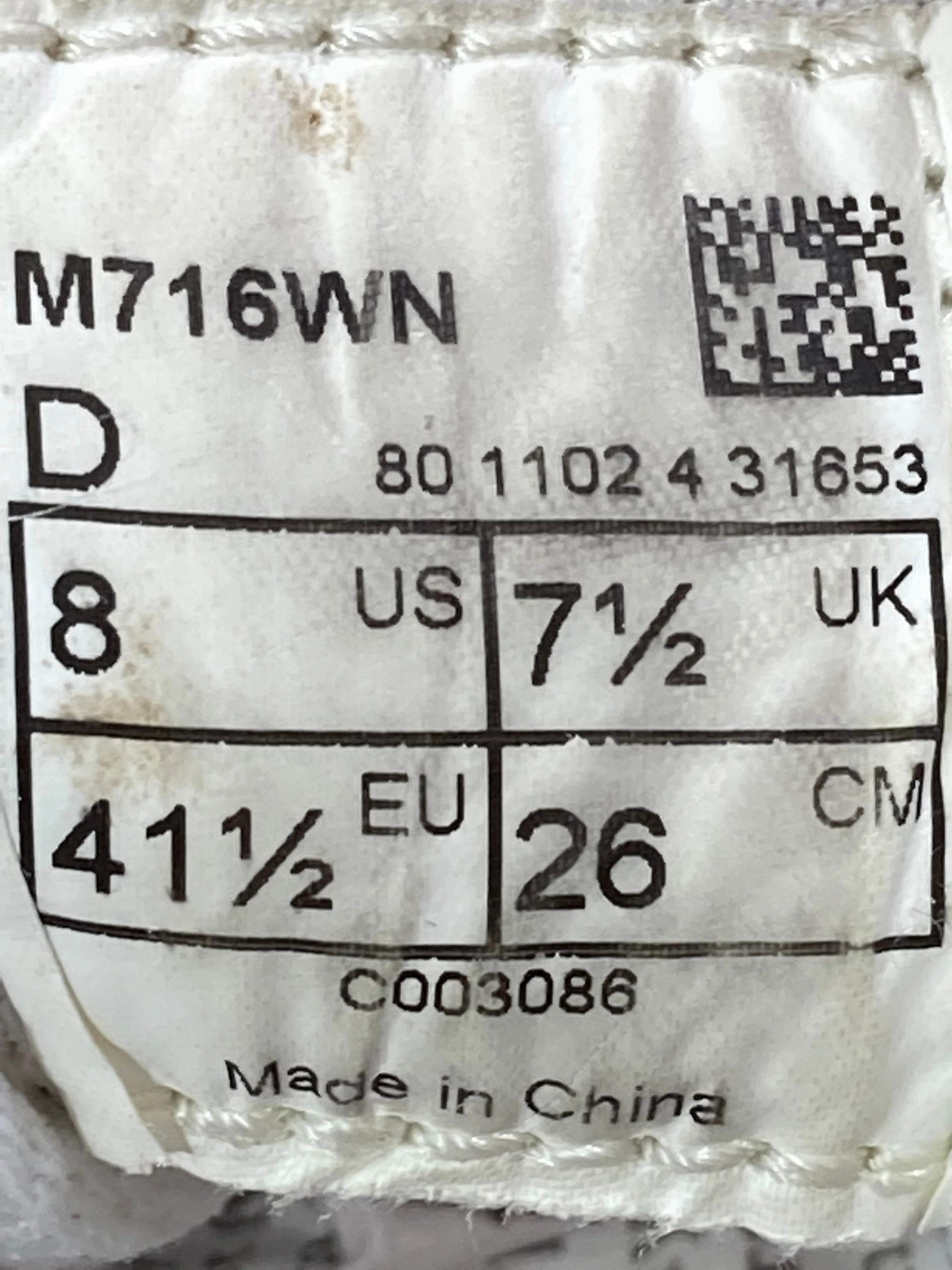 New Balance 425 NEW BALANCE 716 Men Size 8D Cross Training Running Shoes Sneakers Silver & Gray M716WN