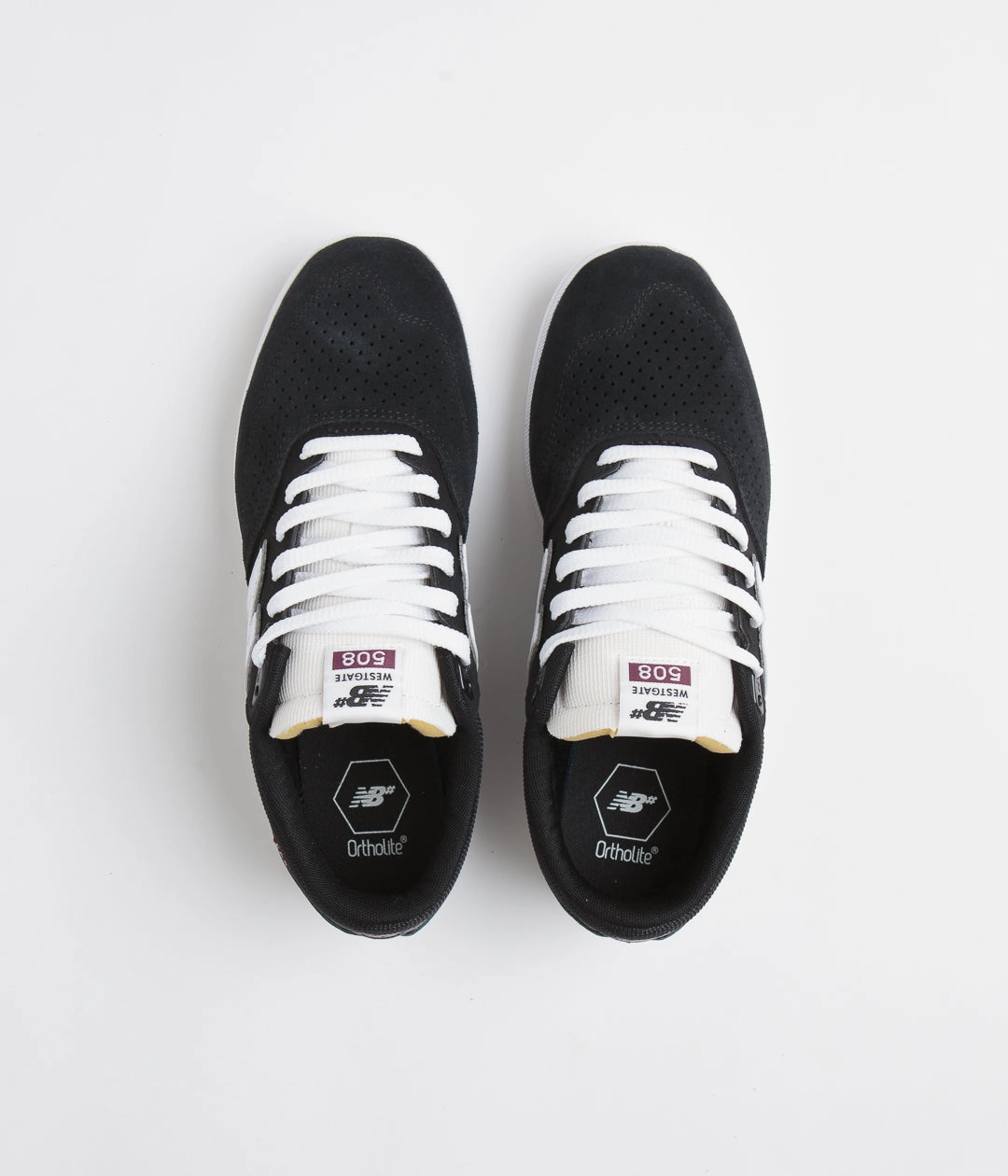 New Balance 1000 Casual Shoes New Balance Numeric 508 Brandon Westgate Shoes - Black / White