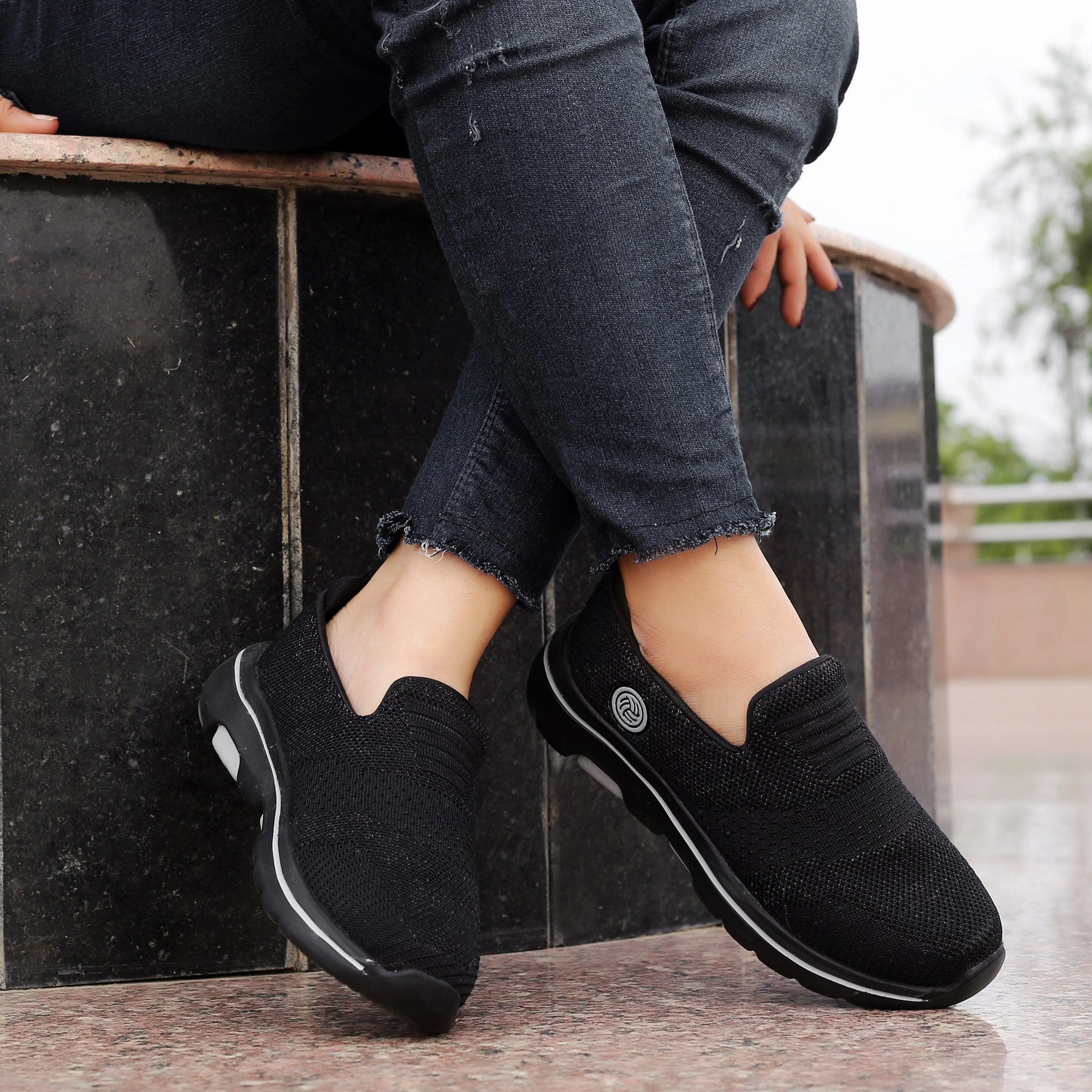 Bacca Bucci NIMBUS Women All-Day wear Joggers Slip-on Jellypop Sneakers