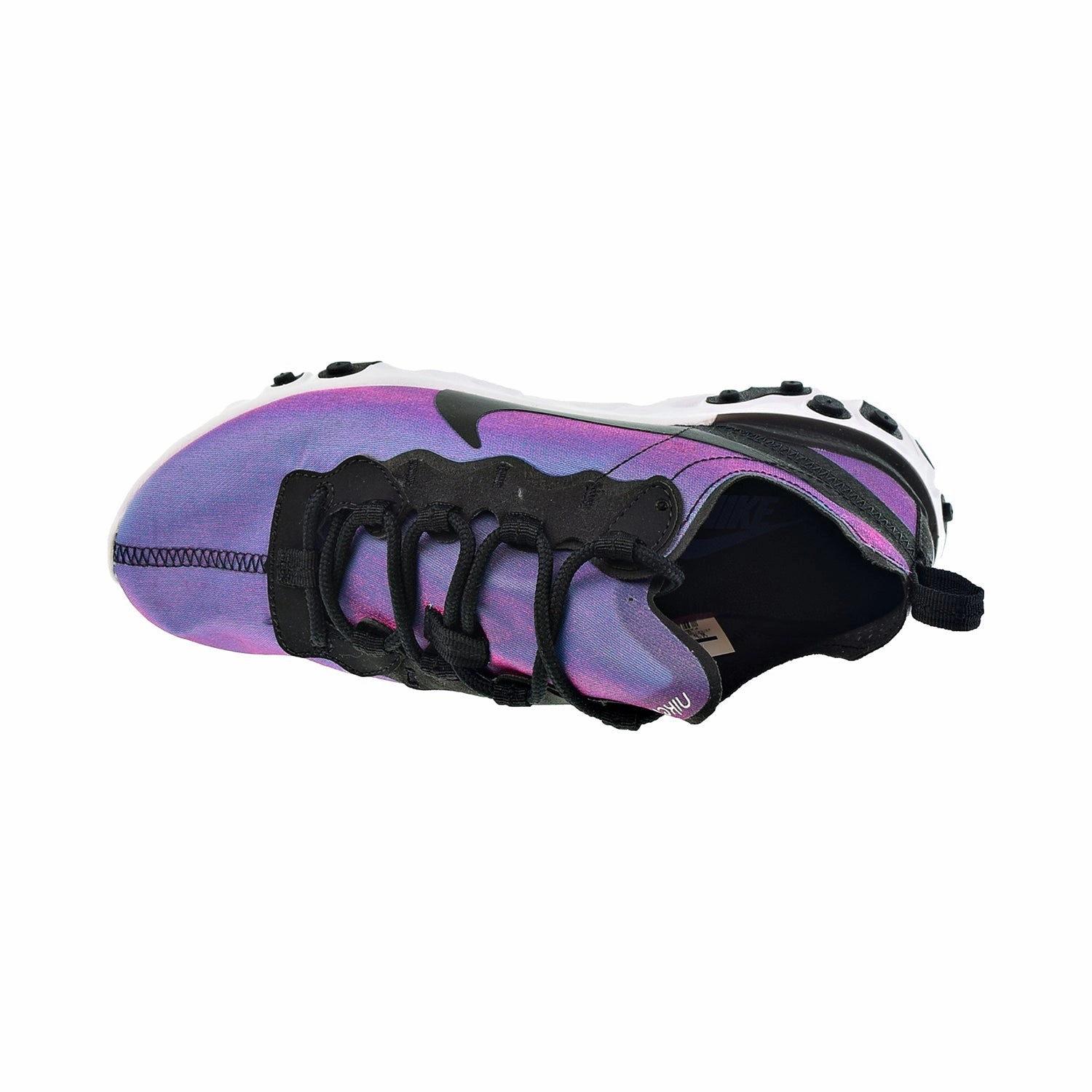 Nike React Element 55 Premium Women's Shoes Black-Laser Fuchsia Laces For Asics