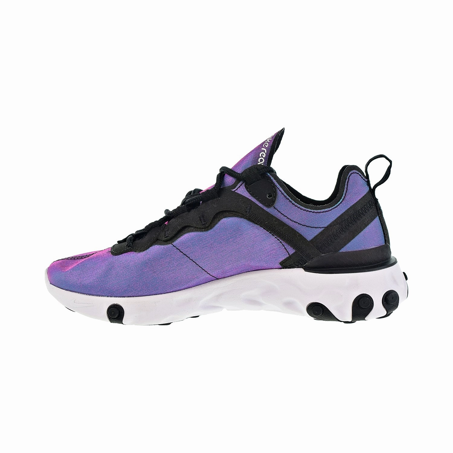 Wrestling Shoe Asics Nike React Element 55 Premium Women's Shoes Black-Laser Fuchsia