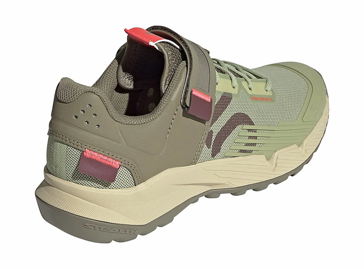Five Ten Trailcross Clip-In MTB Shoe - Womens - Quiet Crimson-Orbit Green-Turbo - 2022 Adidas Valentines Shoes 2025