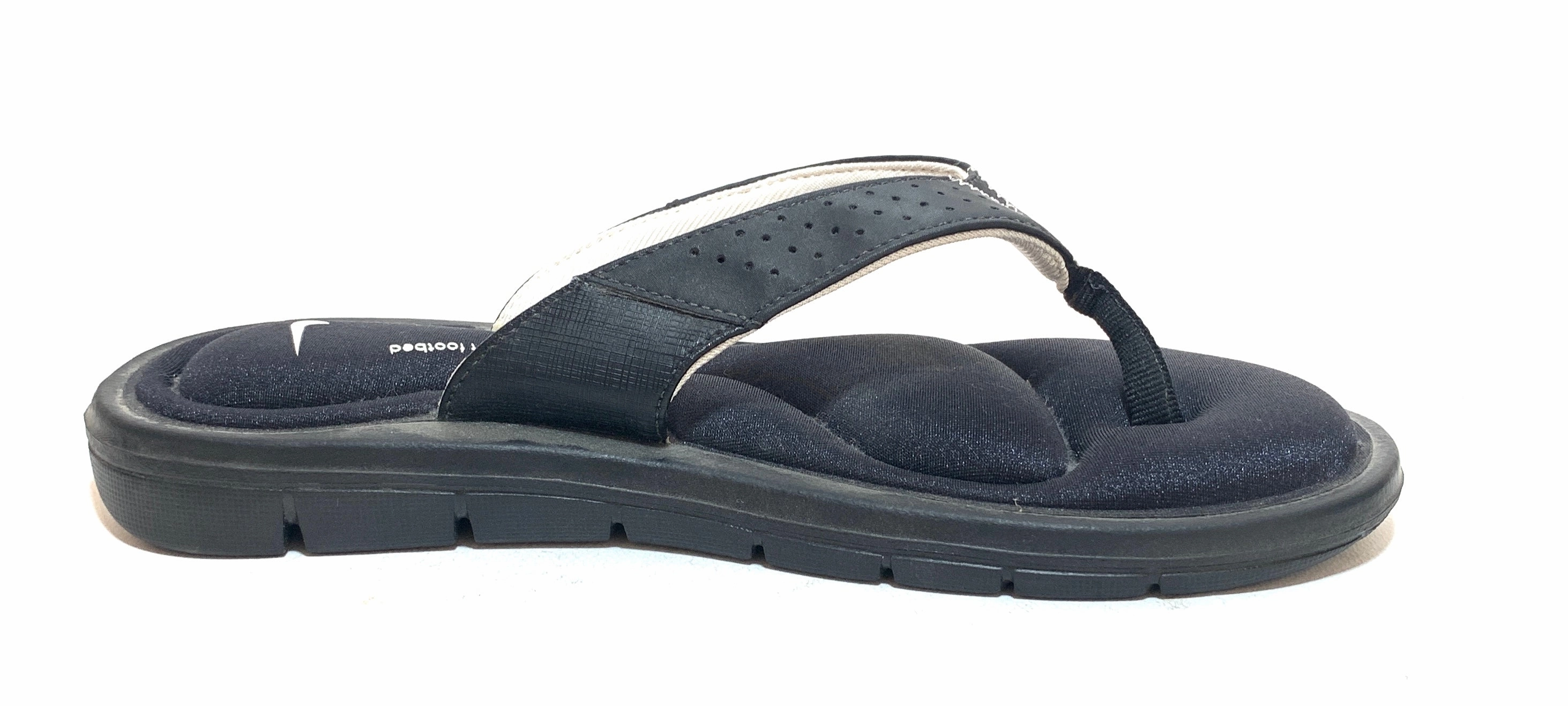 Asics Shoe Width Guide Nike Black Cushioned Flip Flops | Brand New |