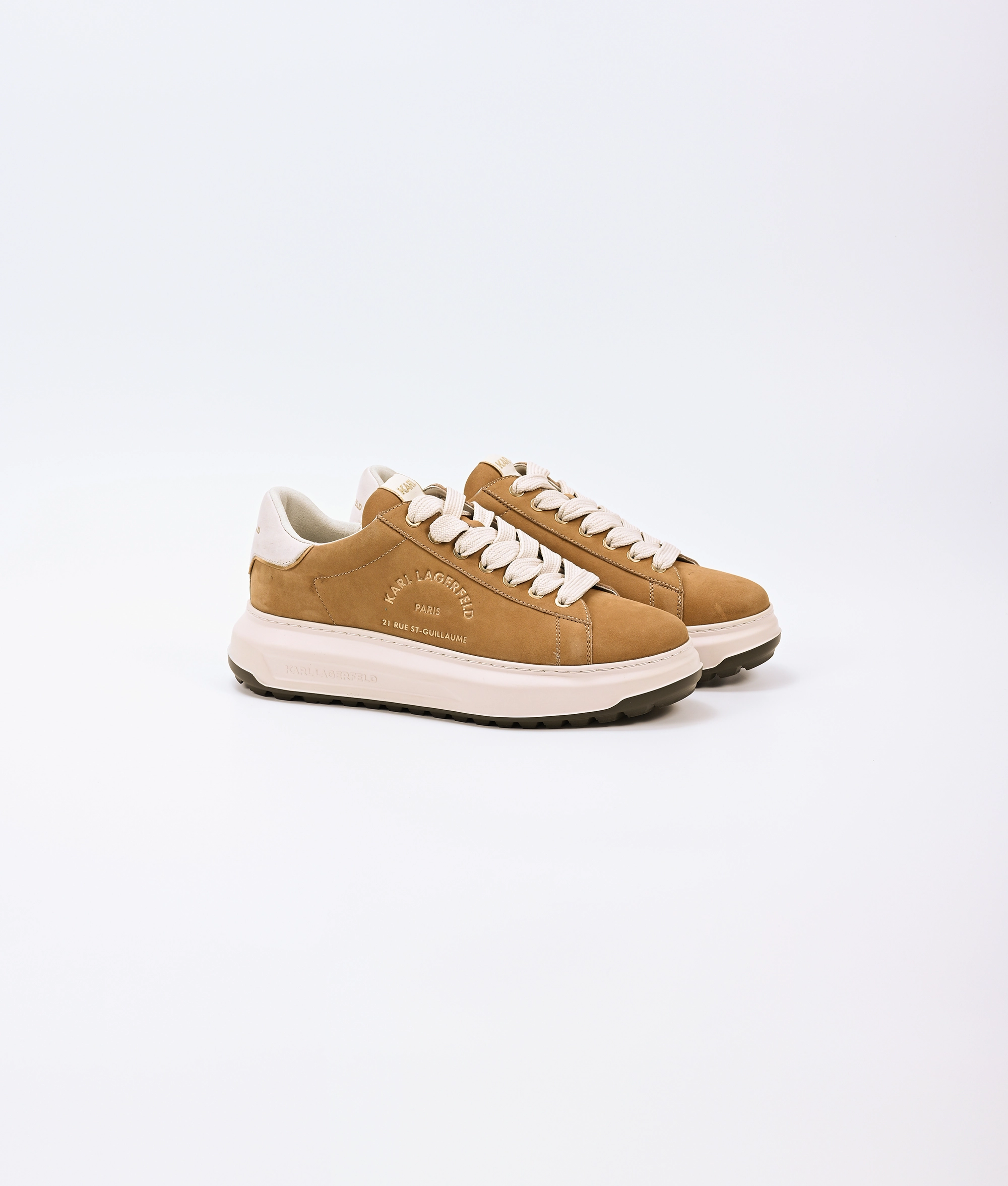 Sneakers That Make You Taller KAPRI LUG Maison Karl Lace