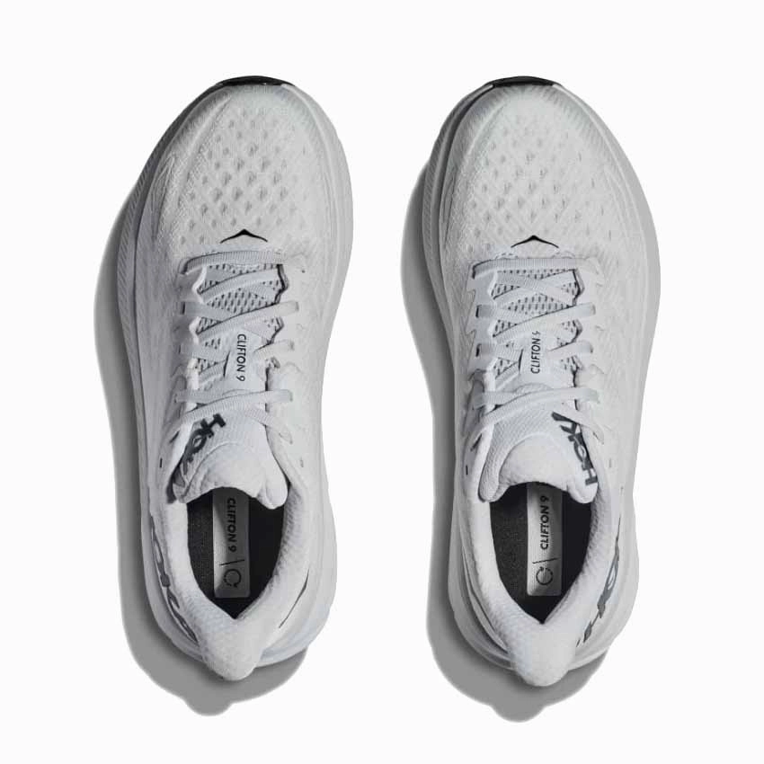 Company Stock Hoka Clifton 9 Running Shoes - Nimbus Cloud/Steel Wool